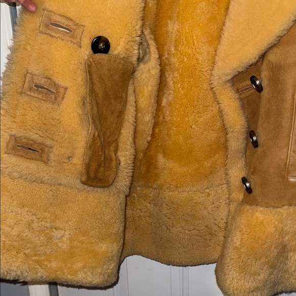 Coach Women's Tan Shearling Coat - Picture 5 of 5